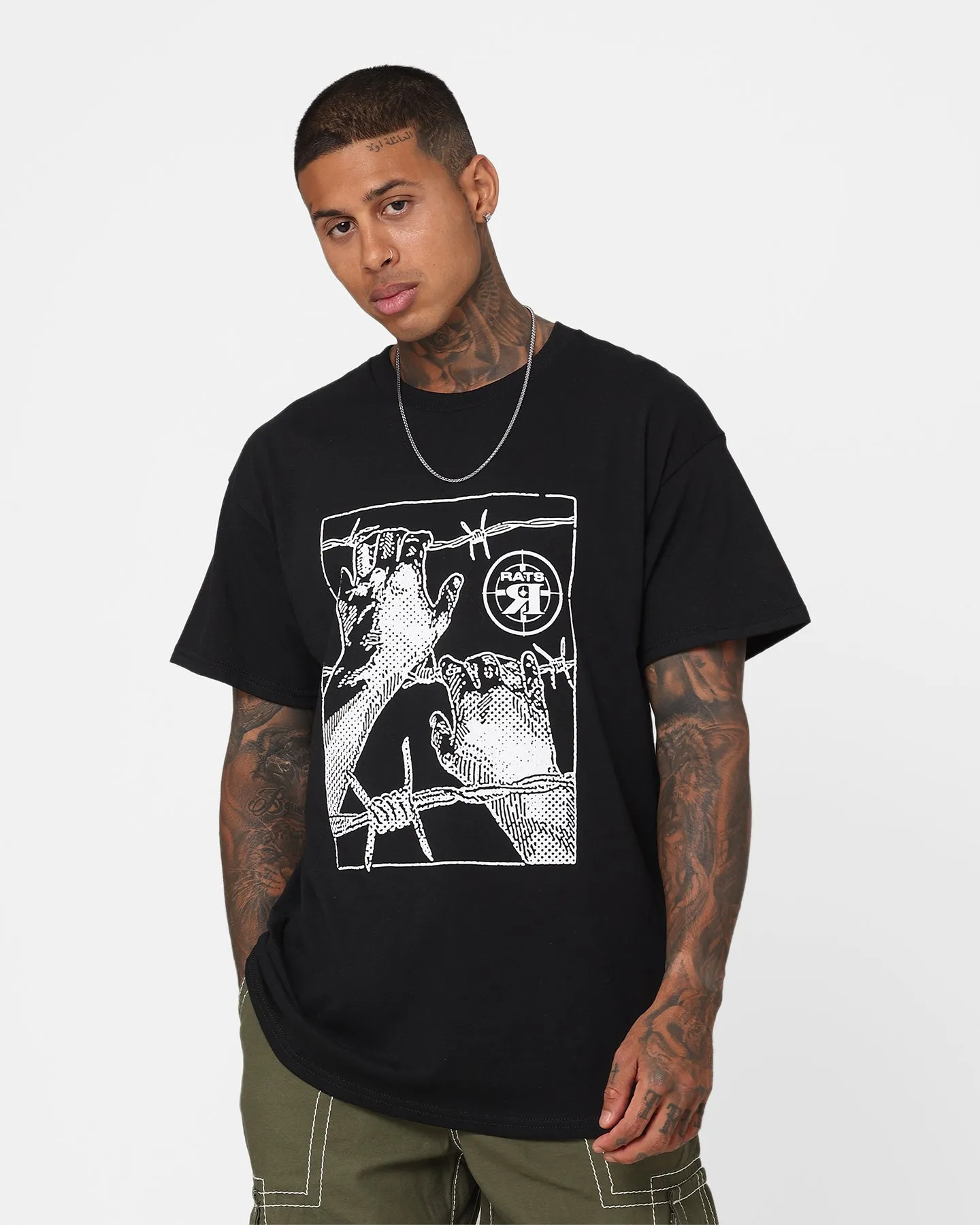Fit For Movement Snag Resistant Surface Rats Get Fat Years Of Pain T-Shirt Black