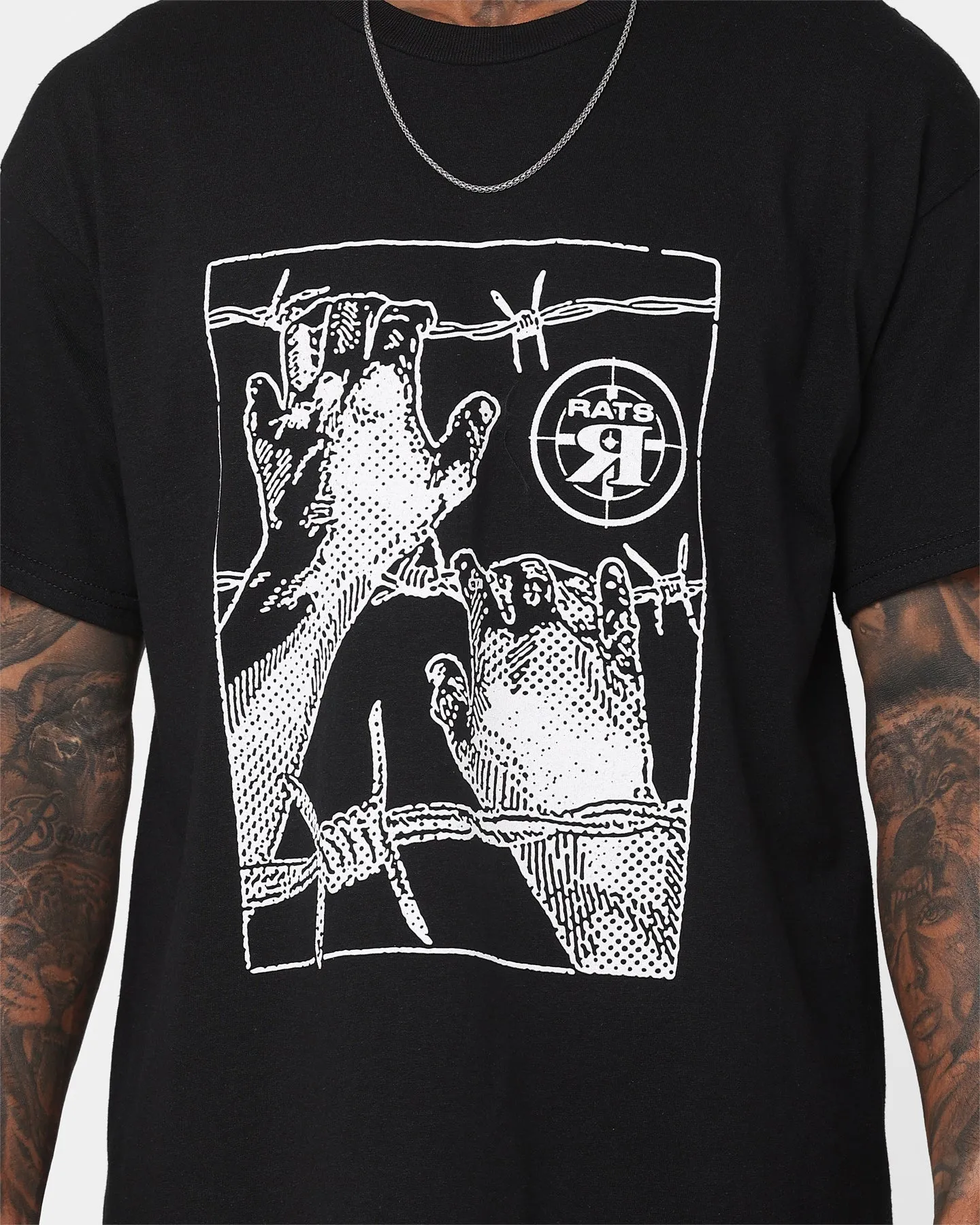 Rats Get Fat Years Of Pain T-Shirt Black Street Casual Look Stylish Look