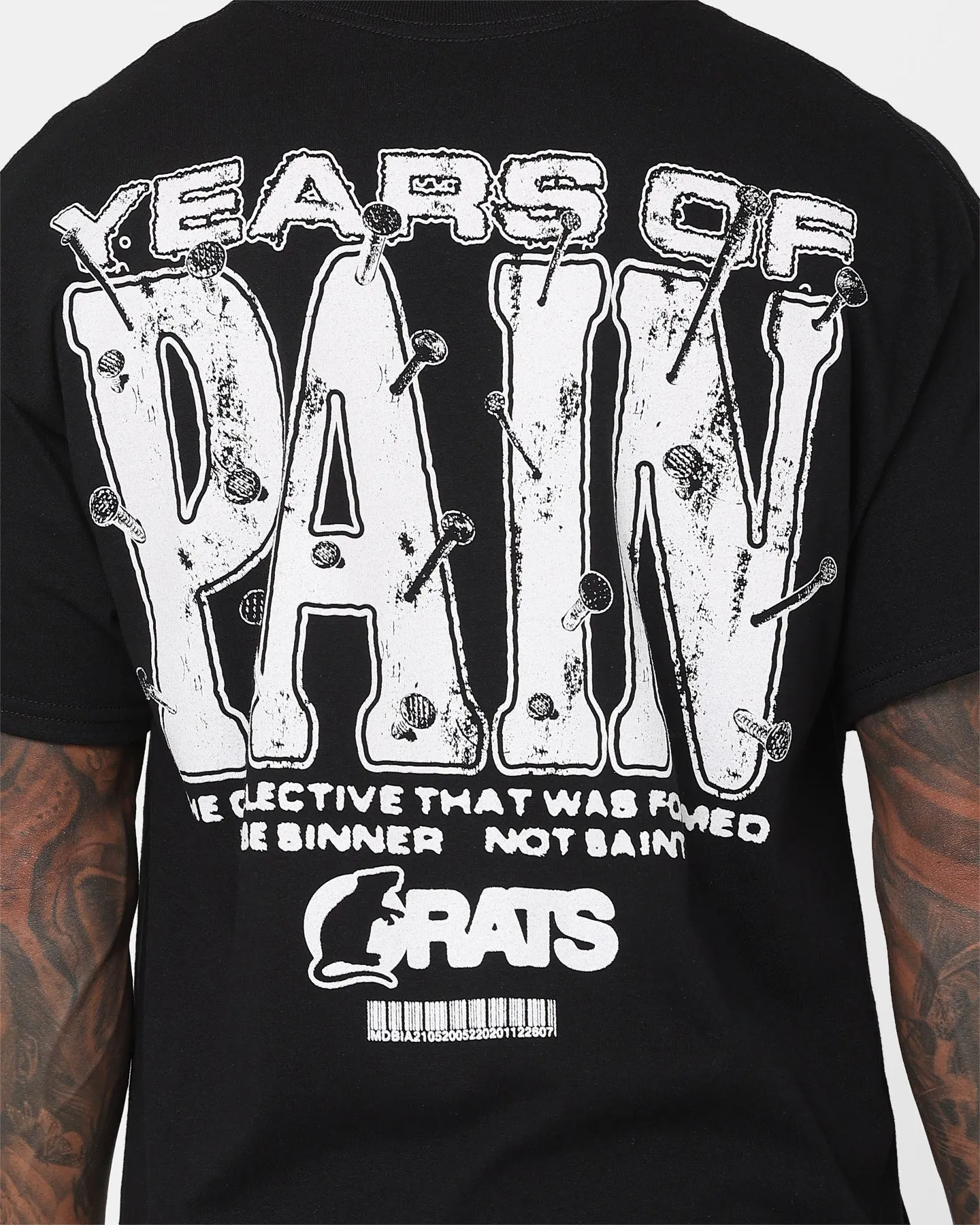 HighThreadCount Fashionable Option Rats Get Fat Years Of Pain T-Shirt Black
