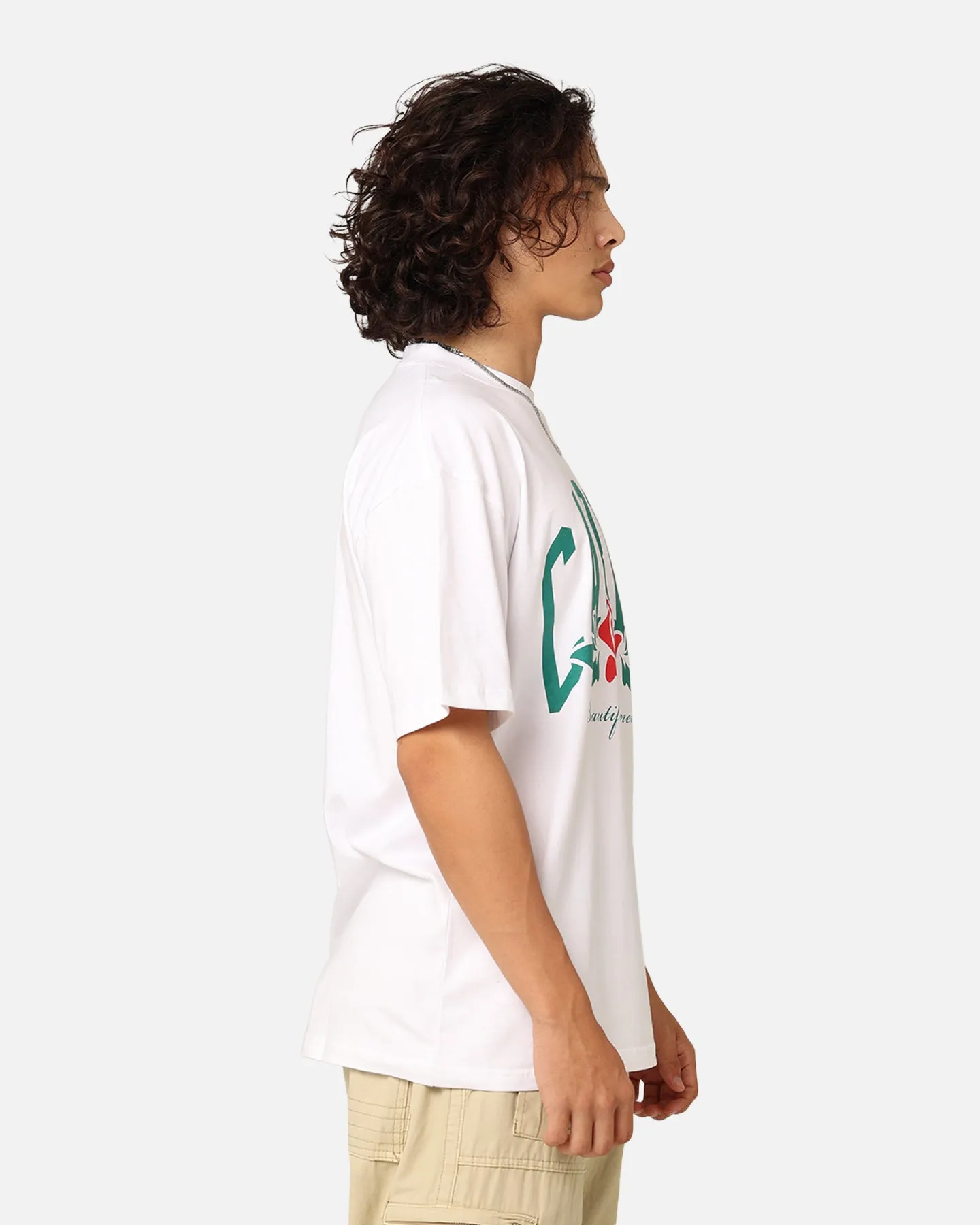 stain resistant coating Carre Rosey Oversized T-Shirt White