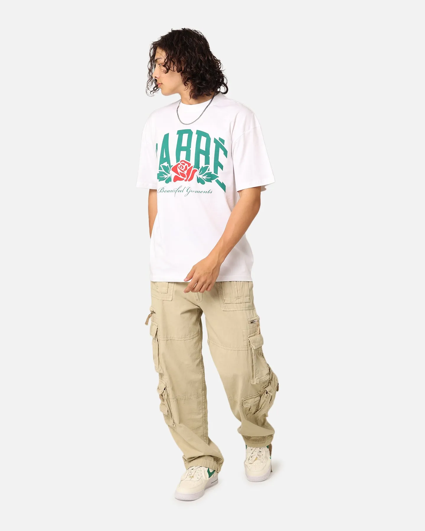 Versatile and Stylish Carre Rosey Oversized T-Shirt White