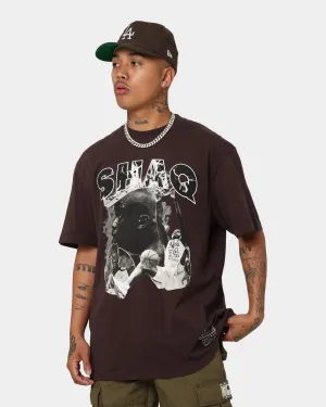 Mitchell & Ness Los Angeles Lakers Shaquille O'Neal Baroque T-Shirt Baroque Brown Anti Pill Surface