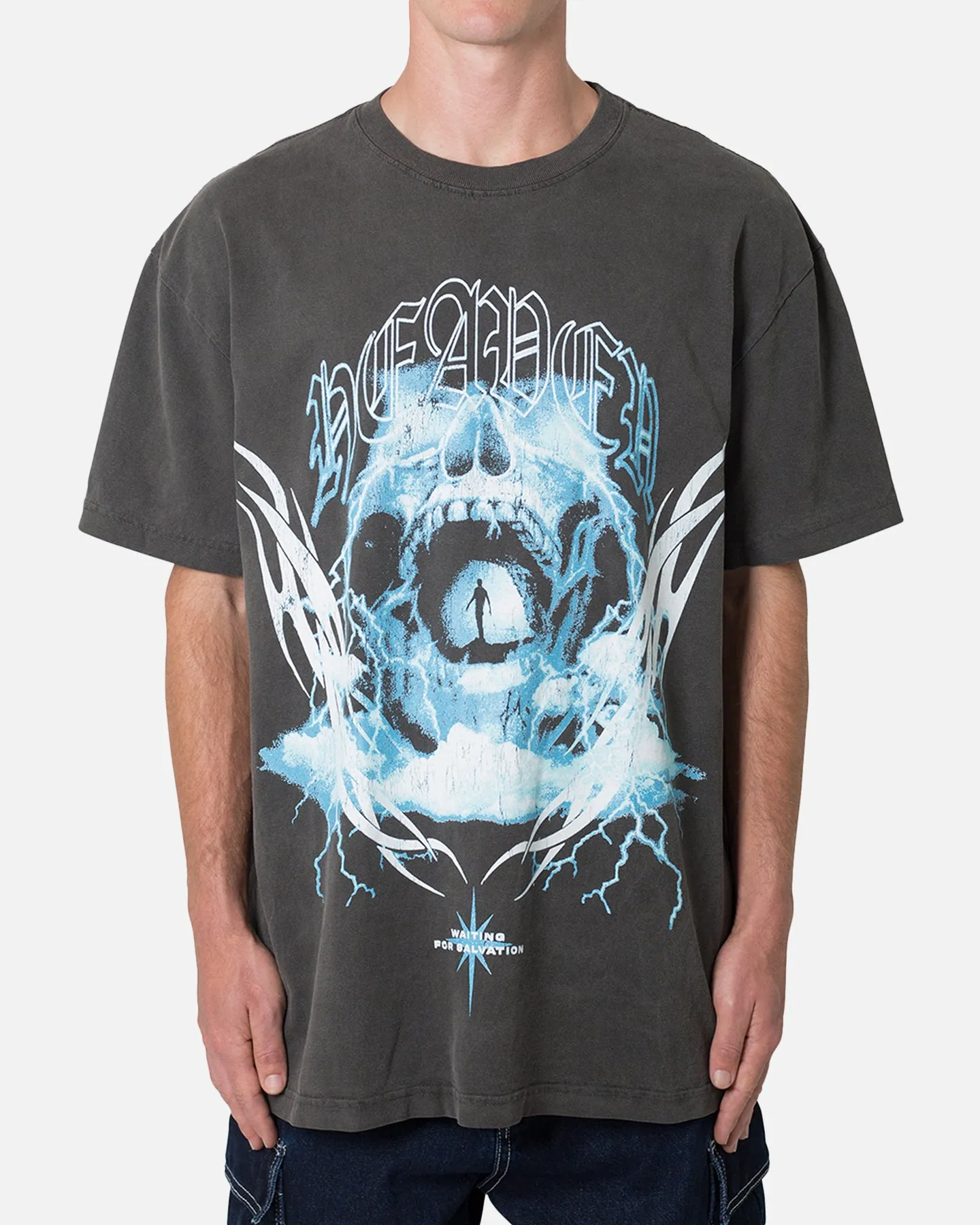 ReinforcedHems MNML Another Heaven T-Shirt Washed Black