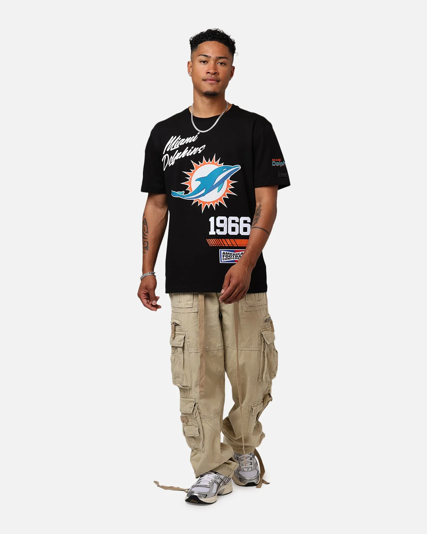 UV Protection Comfortable Style Pro Standard Miami Dolphins Fast Lane T-Shirt Black