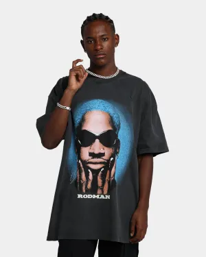 Anti-bacterial Rodman Brand Rodman Signature Vintage T-Shirt Vintage Black/Blue