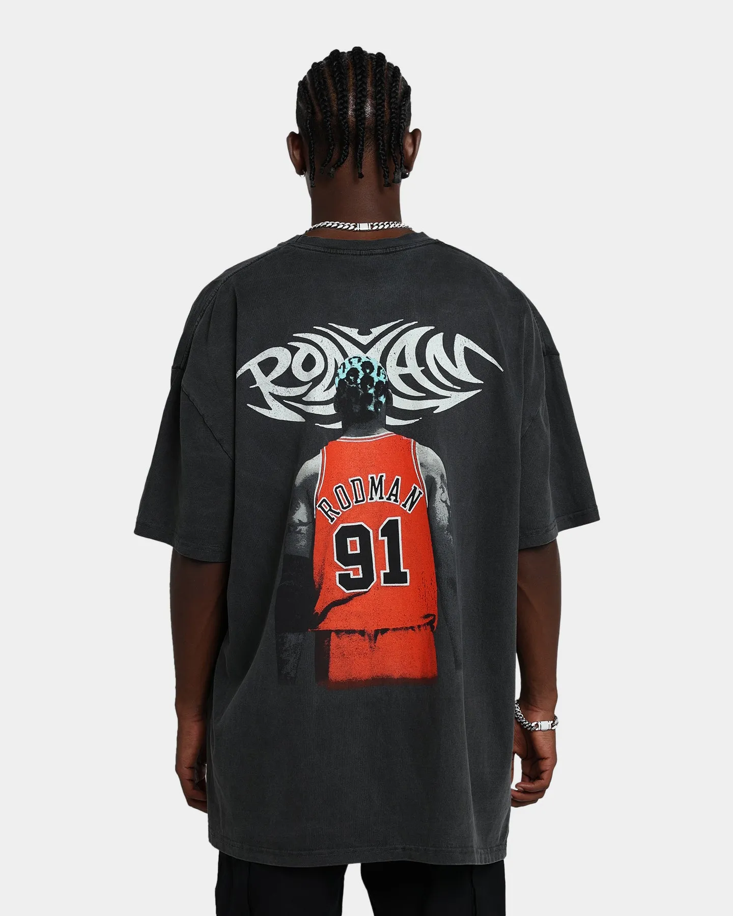 Rodman Brand Rodman Signature Vintage T-Shirt Vintage Black/Blue Fashion-Ready
