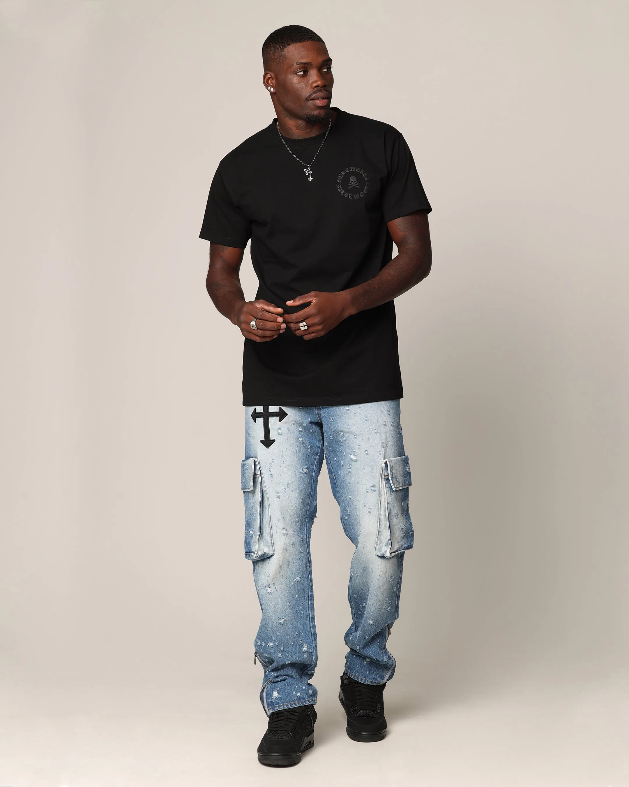 Comfortable and stylish Saint Morta Ceremonies Lafayette T-Shirt Black