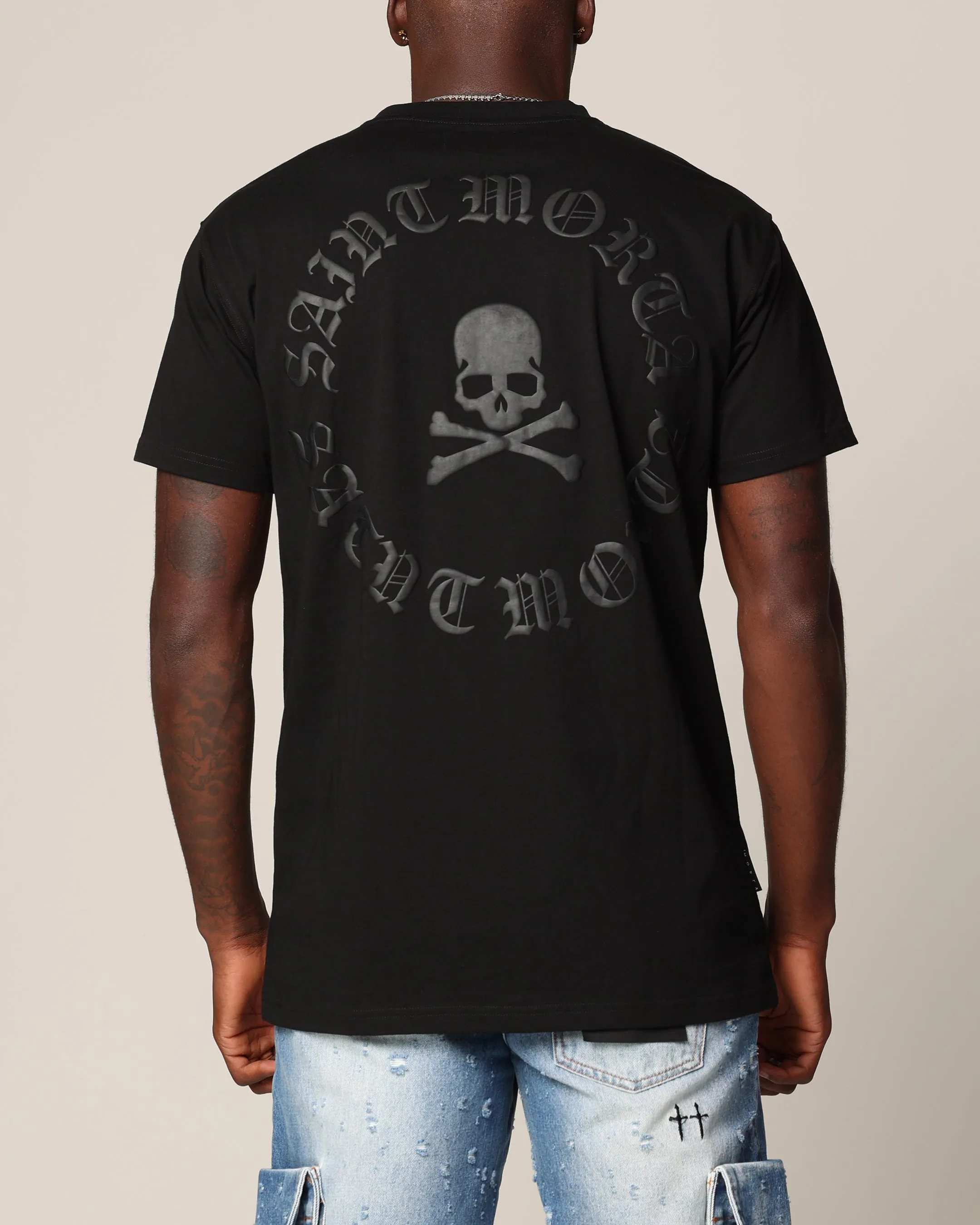 Casual and Soft Saint Morta Ceremonies Lafayette T-Shirt Black