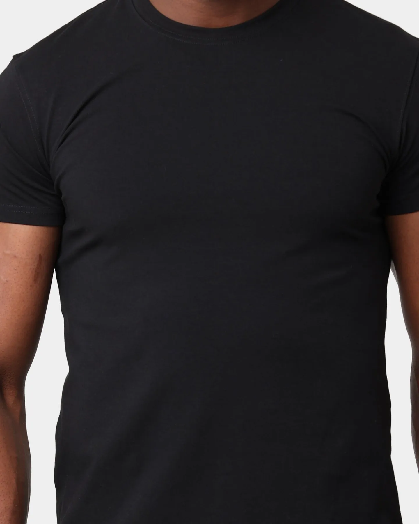 Light Fit Wear Office Wear Emperor Apparel Blank After Dark Short Sleeve T-Shirt Black