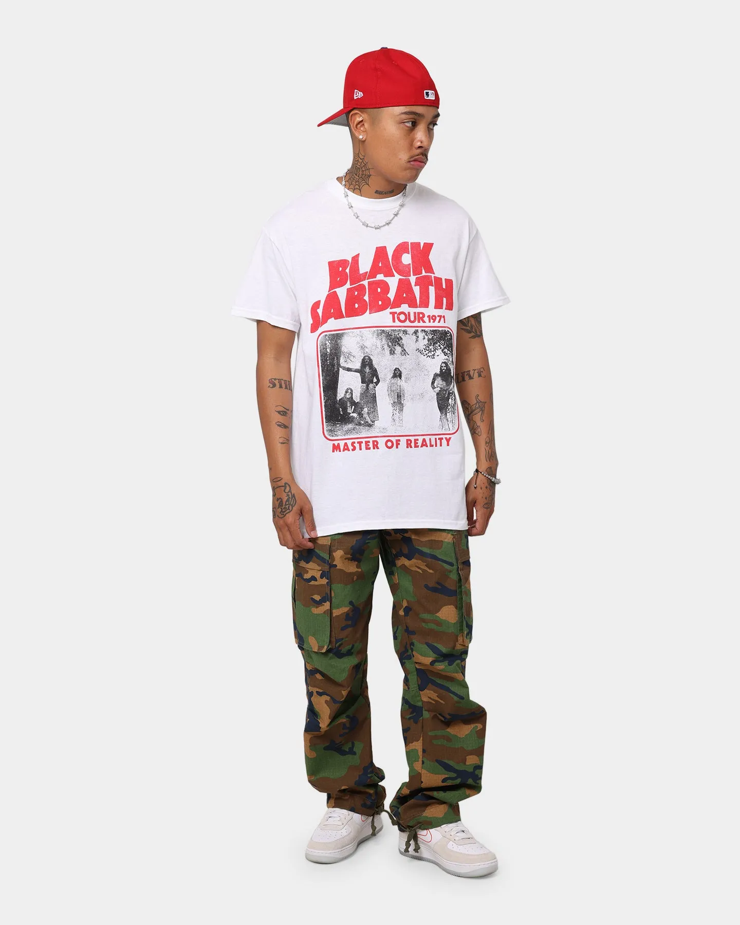 Stylish Outfit Bravado Master of Reality Vintage T-Shirt White