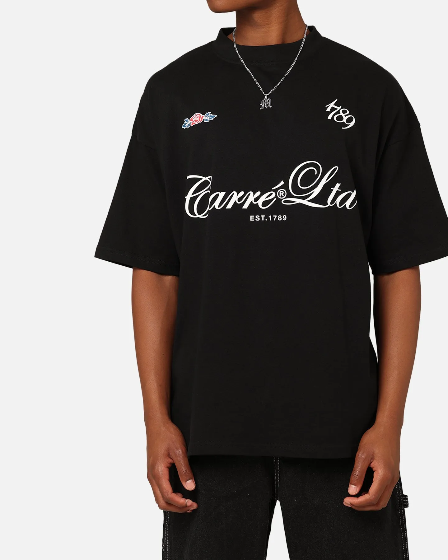 Carre Established T-Shirt Black Everyday Trend Formal Occasion