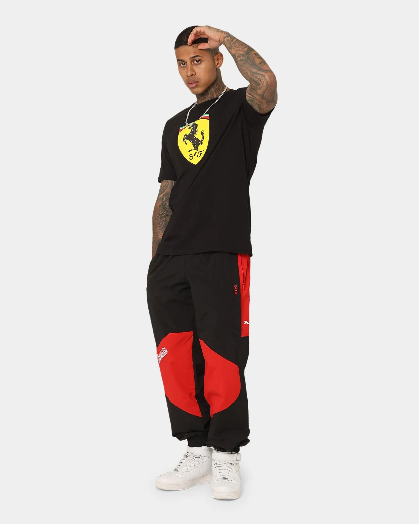 Fit for All Seasons Eco Certified Fiber Puma X Ferrari Motorsports Race Big Shield T-Shirt Puma Black
