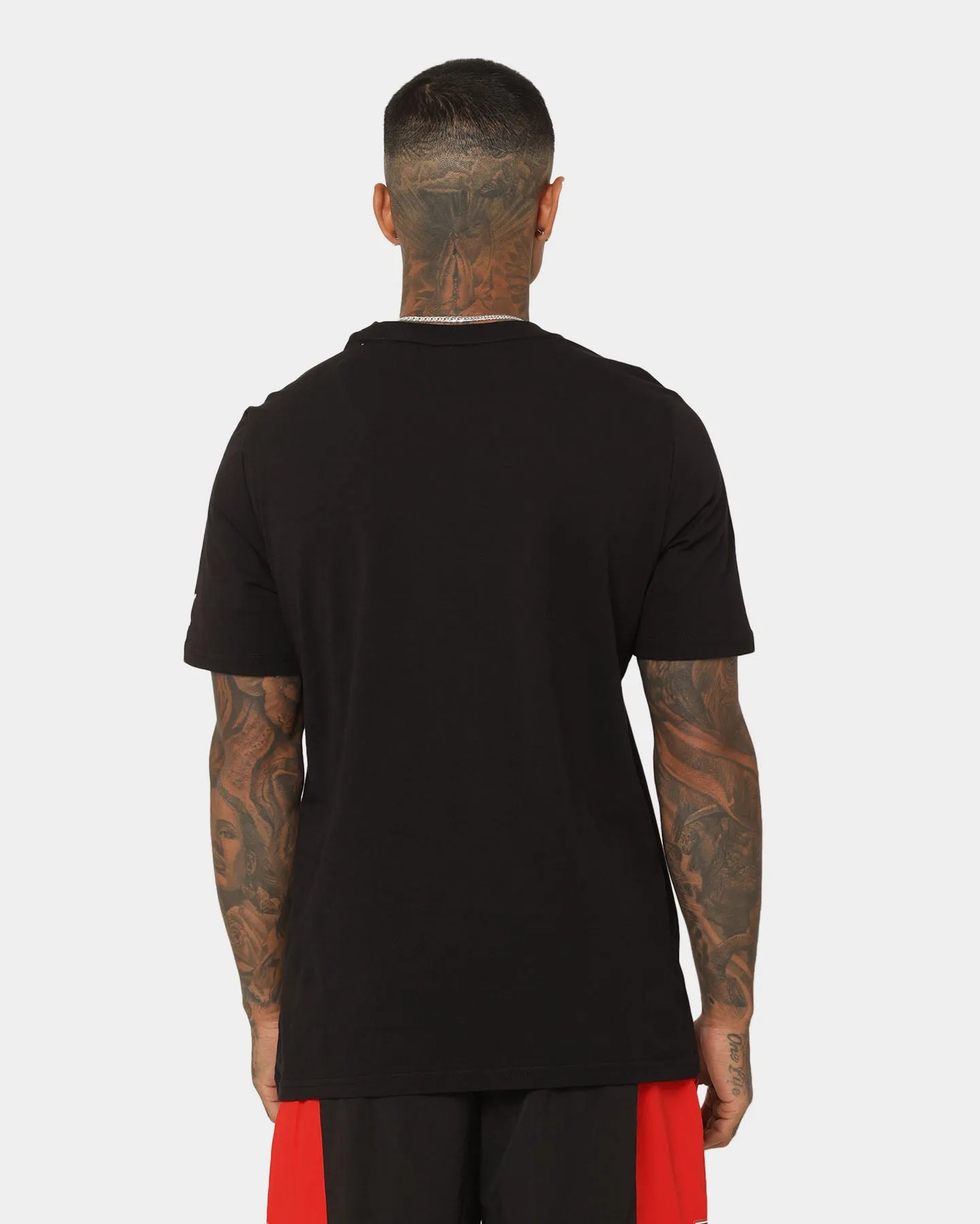 proper length Outdoor Outfit Style Puma X Ferrari Motorsports Race Big Shield T-Shirt Puma Black