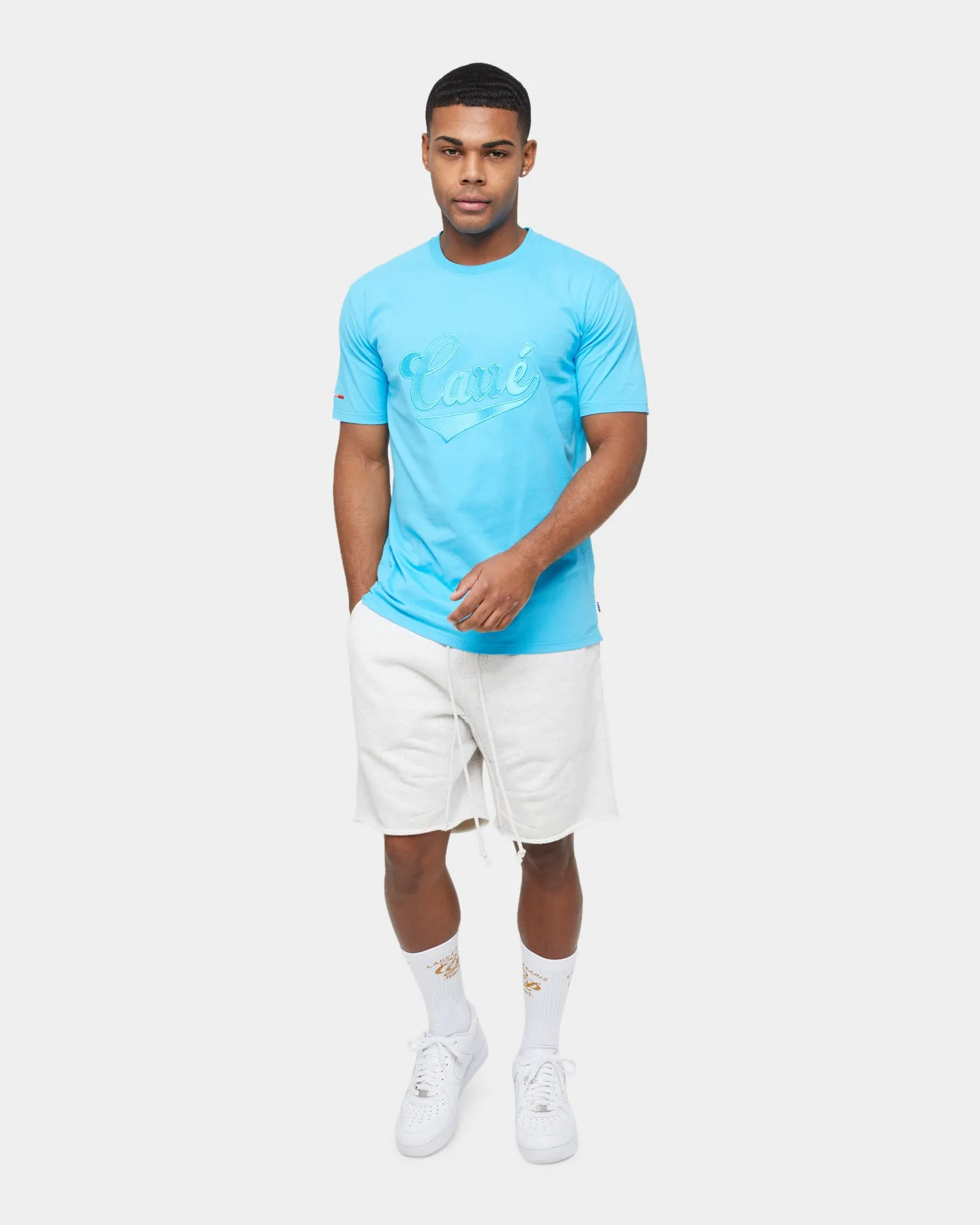 Carre Forme CLS T-Shirt Baby Blue Smooth Jersey Texture