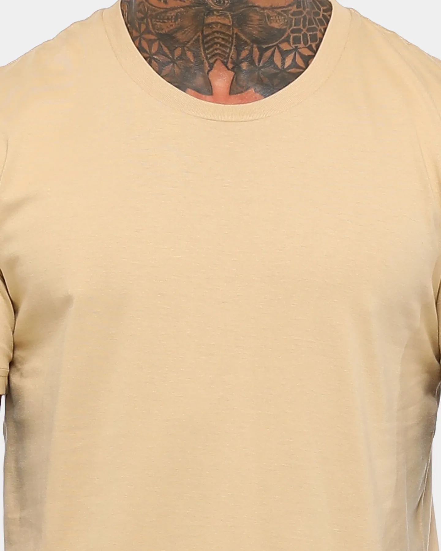 Non Restrictive Silhouette fade resistant color AS Colour Plain Staple T-Shirt Tan