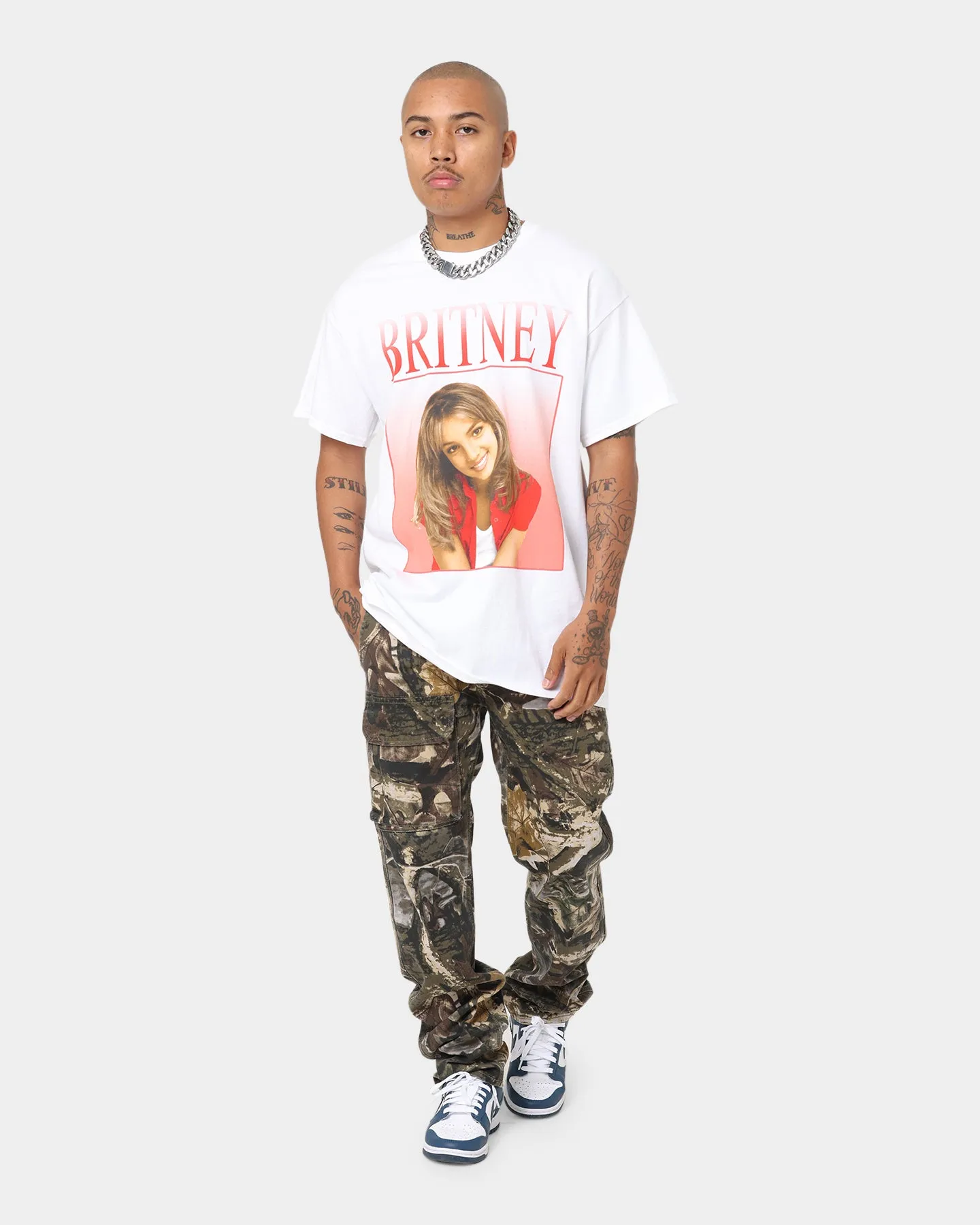 Spring Freshness Moisture Management Britney Spears Britney Homage T-Shirt White