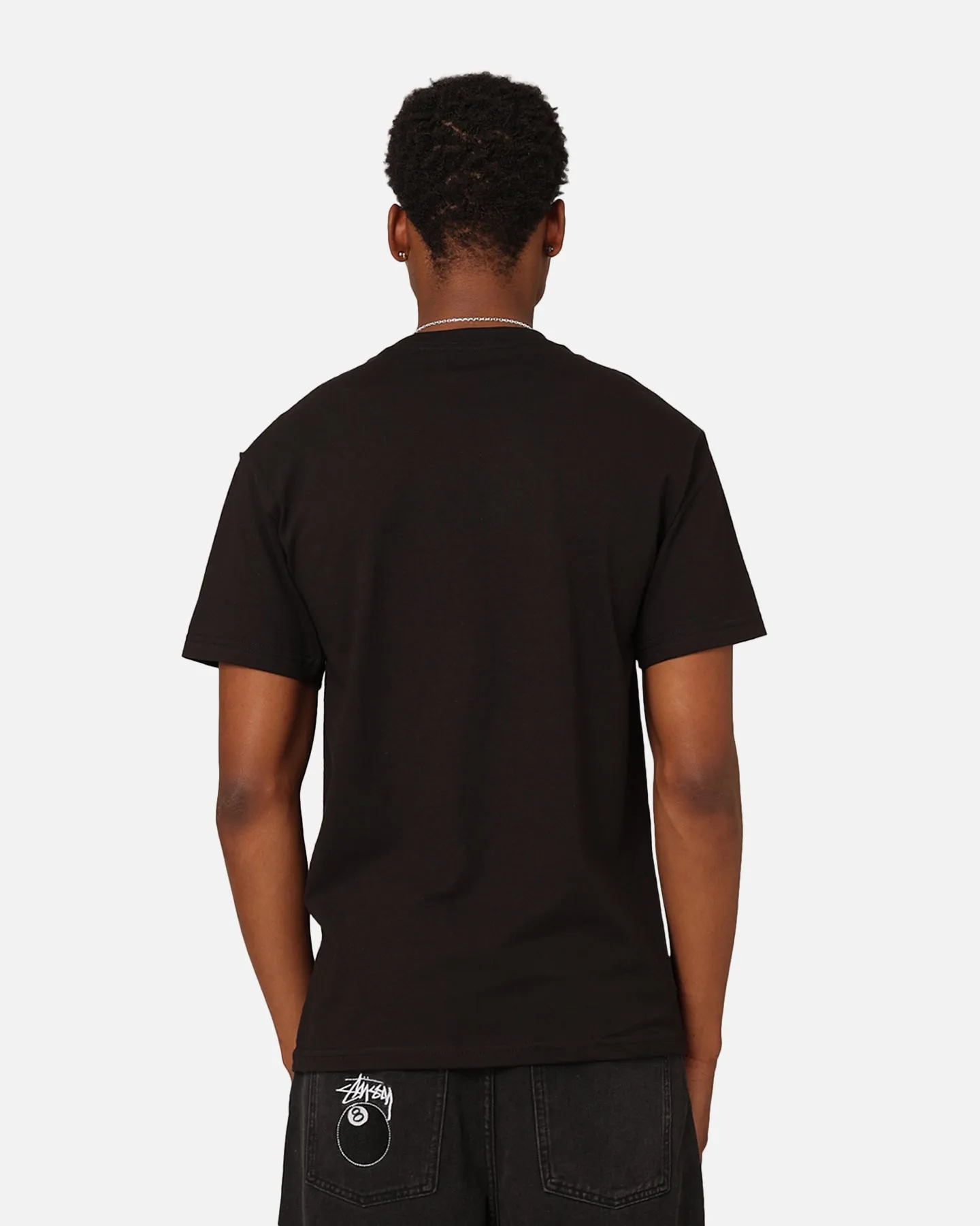 Comfortable Look Wrinkle Free Fabric Secret Club Bootleg Goochi T-Shirt Black