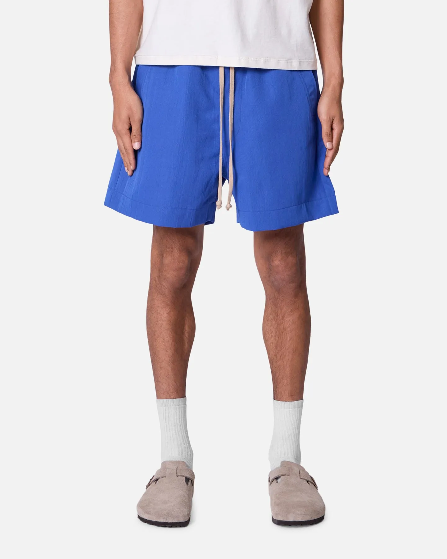 MNML Weimar Shorts Blue Functional Clothing Unique Pattern