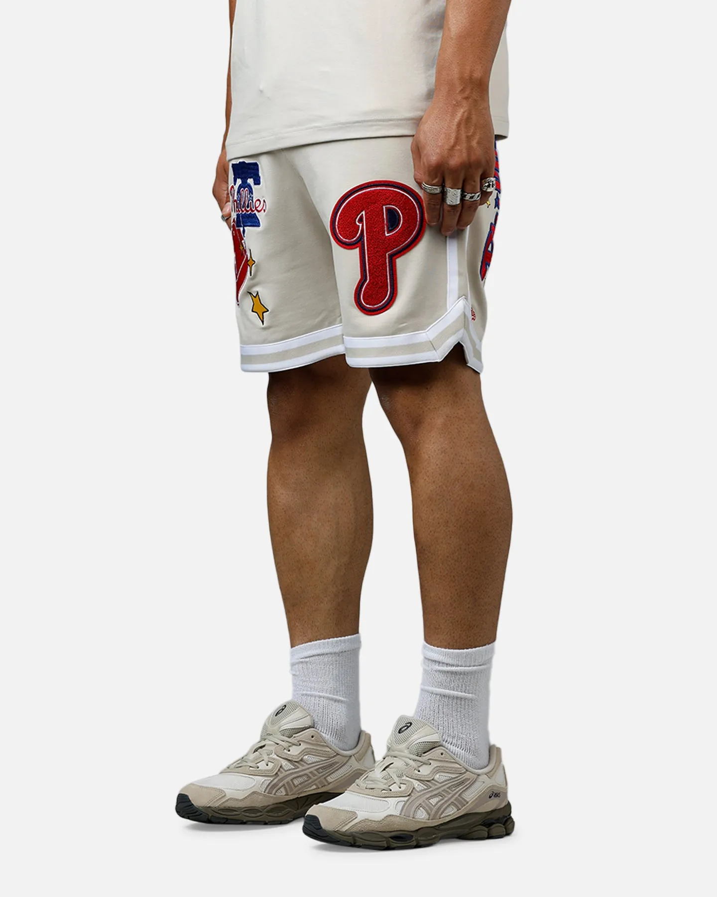 New Era Philadelphia Phillies 'Logo Select' Summer Shorts Stone Soft Waistband