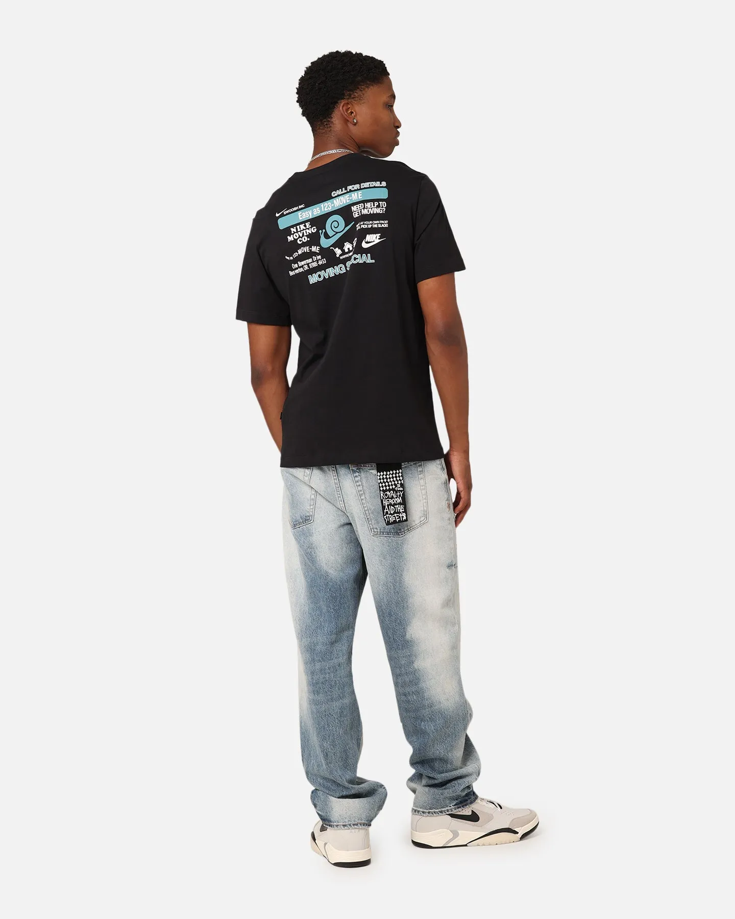 Nike Sportswear T-Shirt Black Polka Dot Pattern