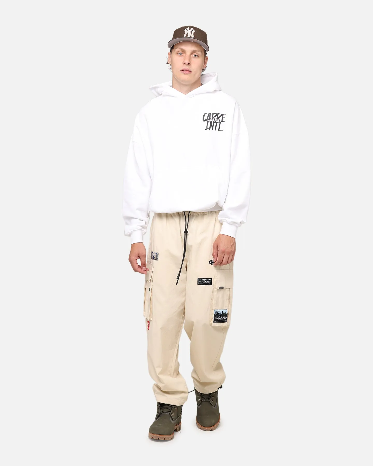 Carre International Hoodie White flight travel