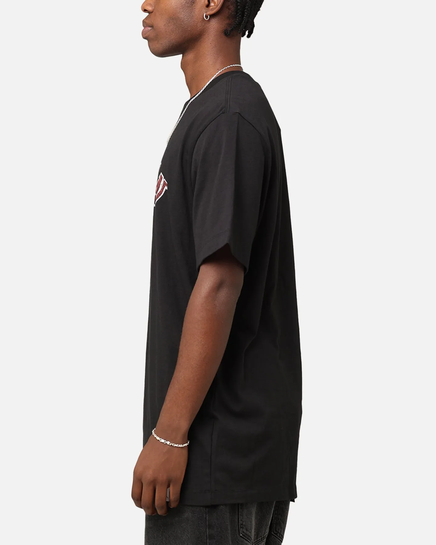 Relaxed fit wear Jordan Flight Essentials Arch T-Shirt Black/Lobster