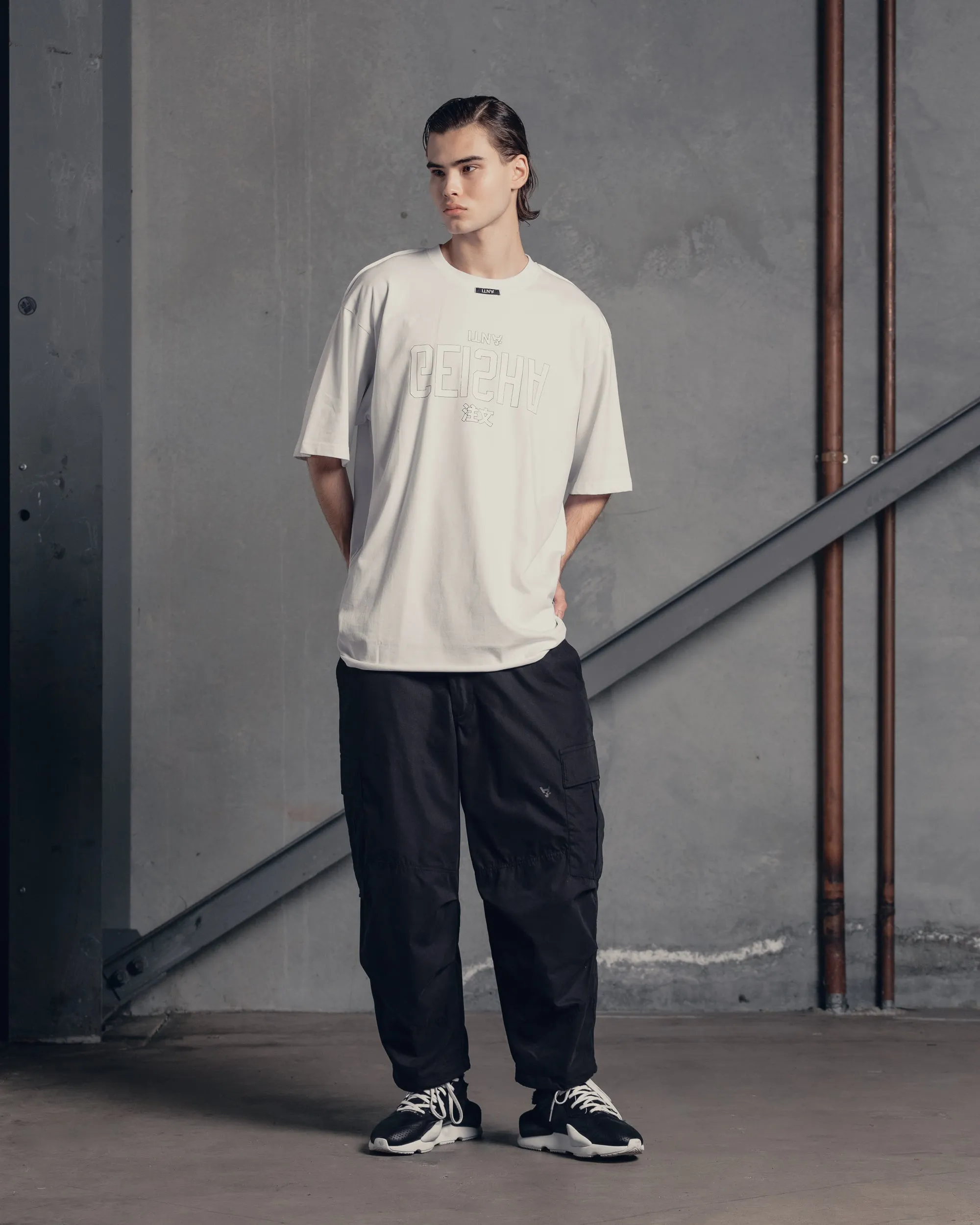 The Anti Order Geisha Baggy T-Shirt White Versatile Option