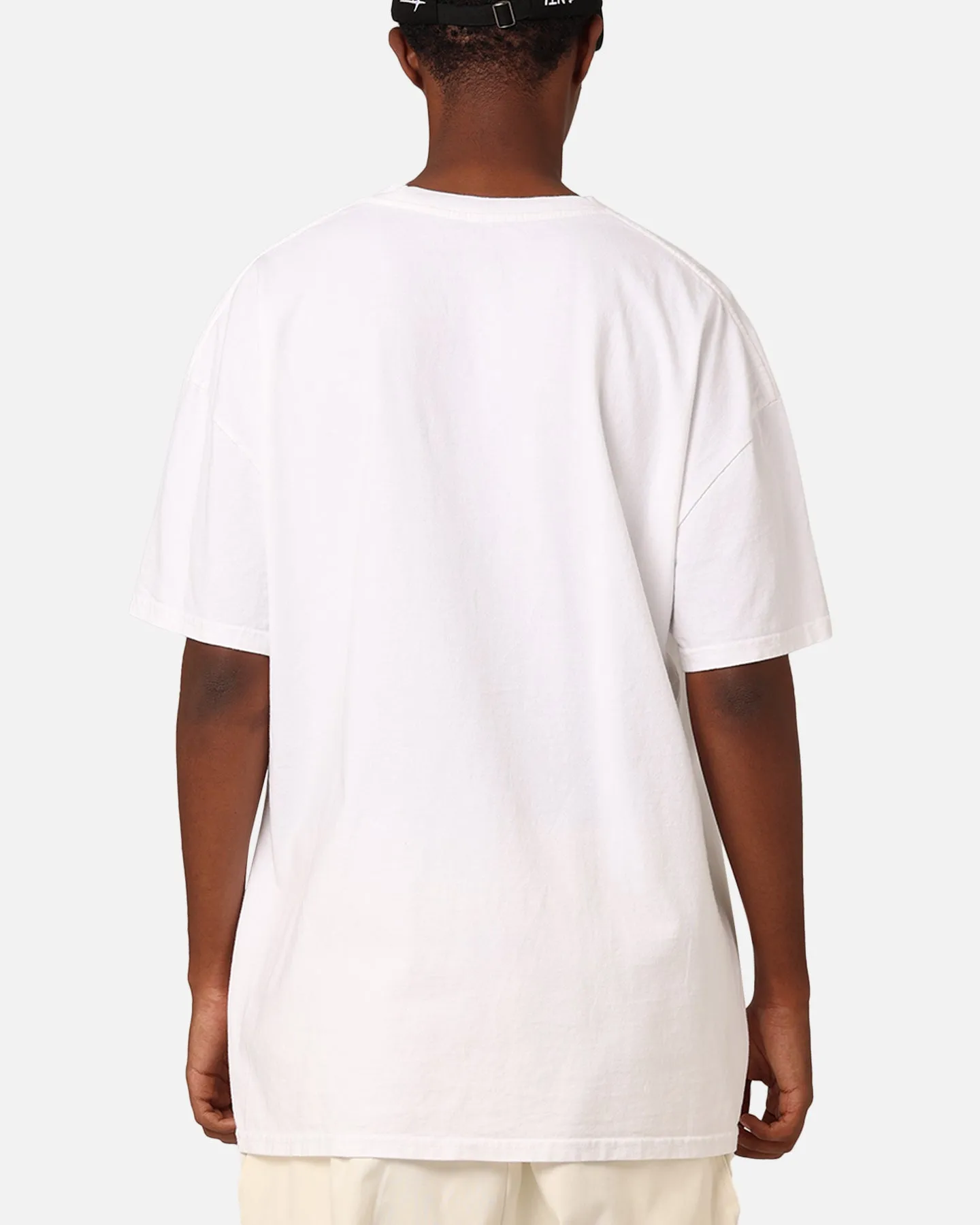 Subtle Logo Placement Weekend Outfit The Anti Order Non Gothic T-Shirt White