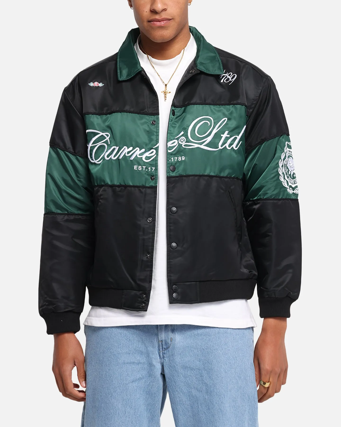 Light Shell Carre Established Jacket Black/Green