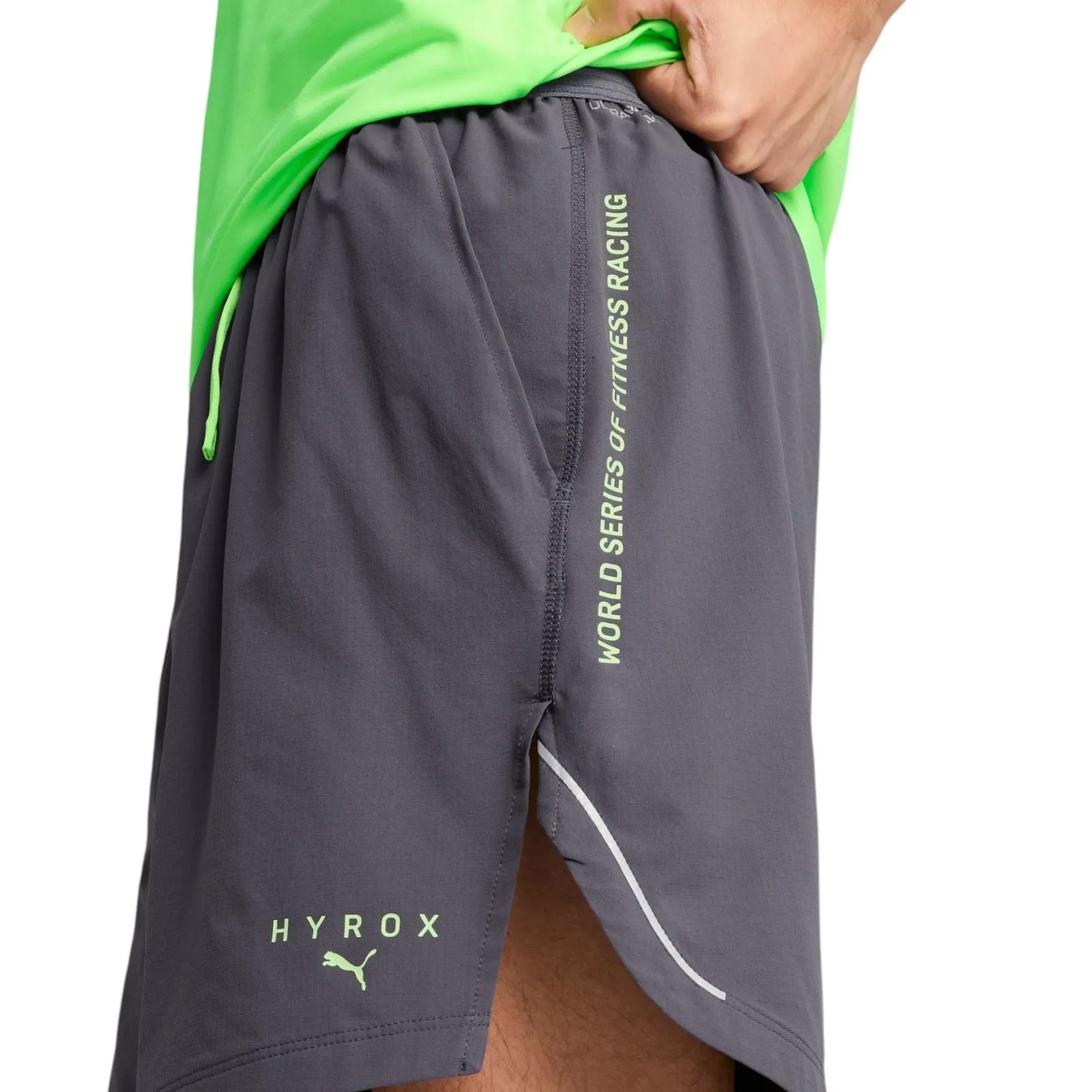 Flexible Pocket Placement Puma x HYROX Ultraweave 6" Mens High-Rise Short