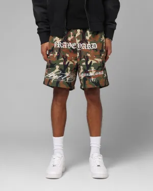 Day Out Loiter Hardcore Walk Shorts Camo