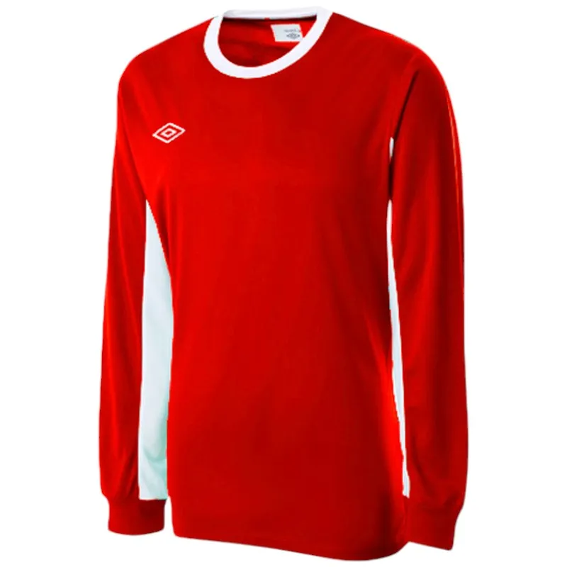 Umbro League Mens Long Sleeved Training Jersey Layered Shirt Neat Edge