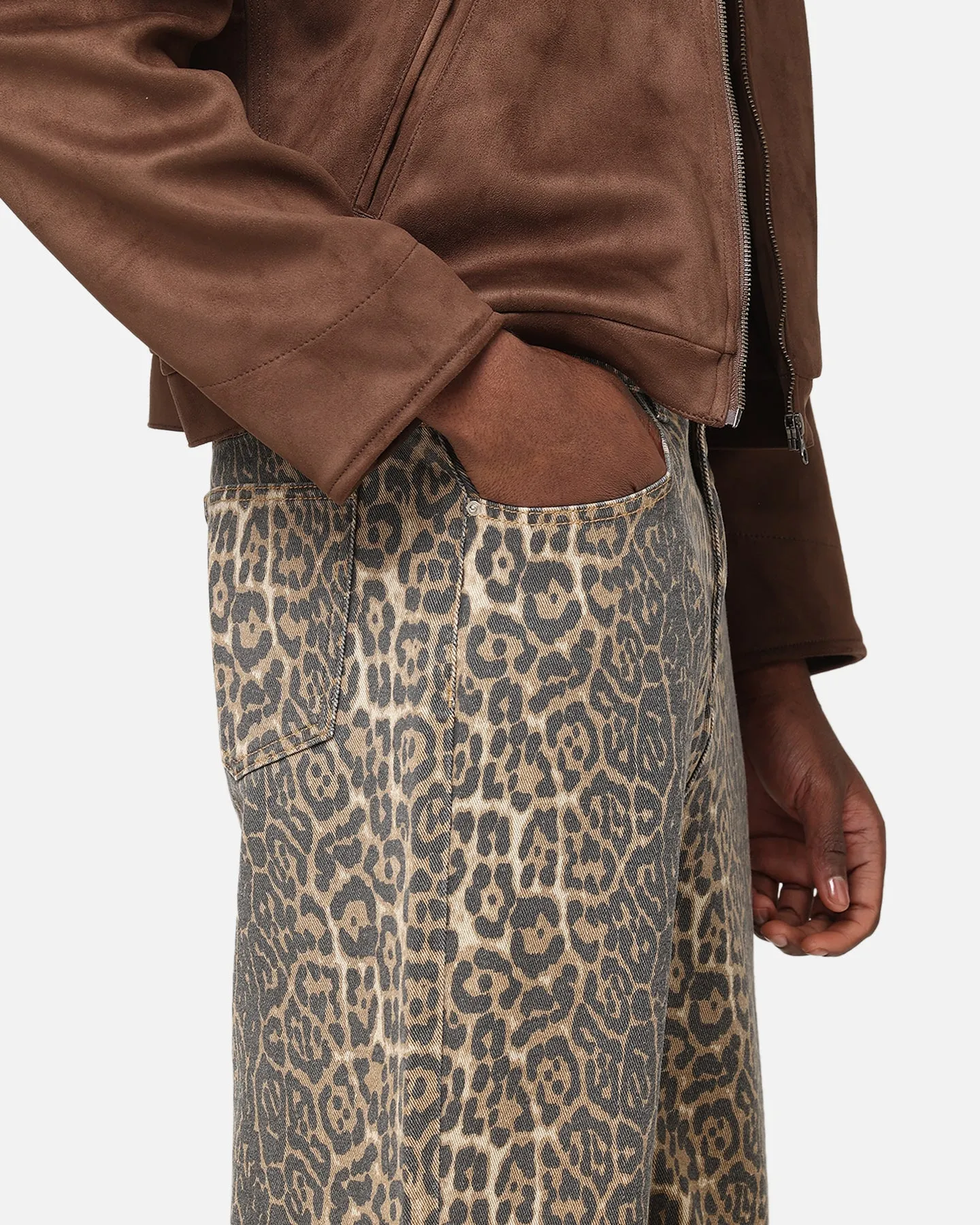 Dynamic Fit Fashion Forward XXIII Leopard Baggy Jeans Leopard