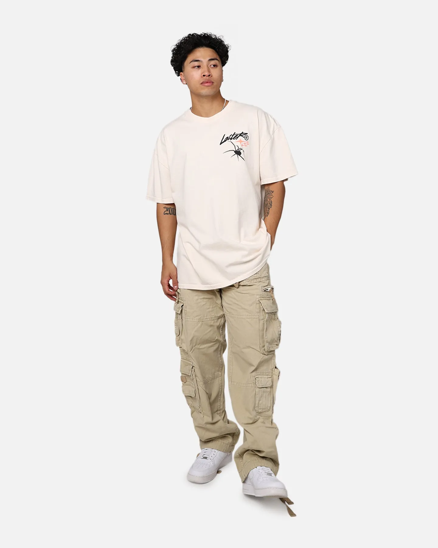 Loiter Tough Love T-Shirt Off White college