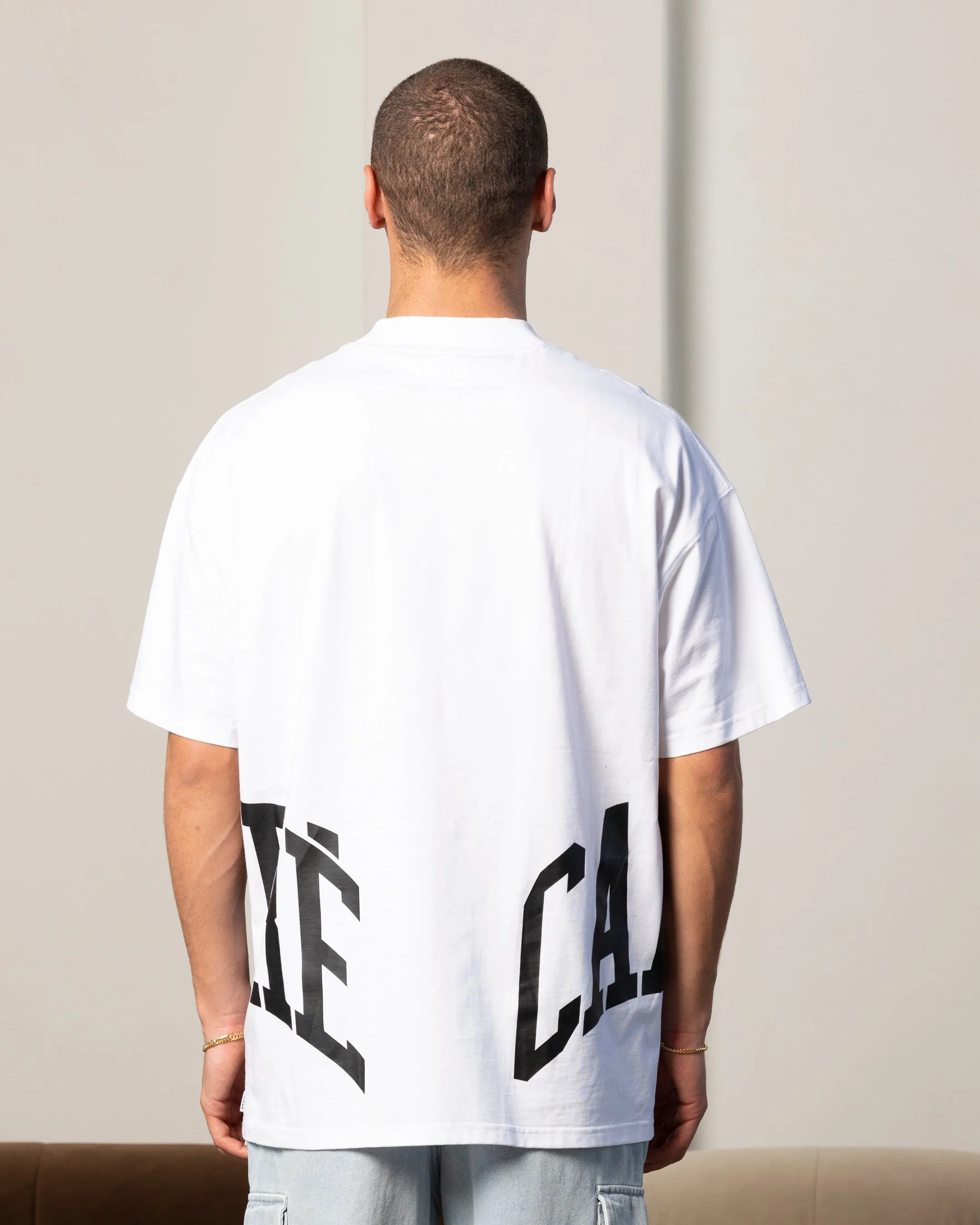 Carre Double Arch Oversized T-Shirt White Comfortable Shape Premium Material