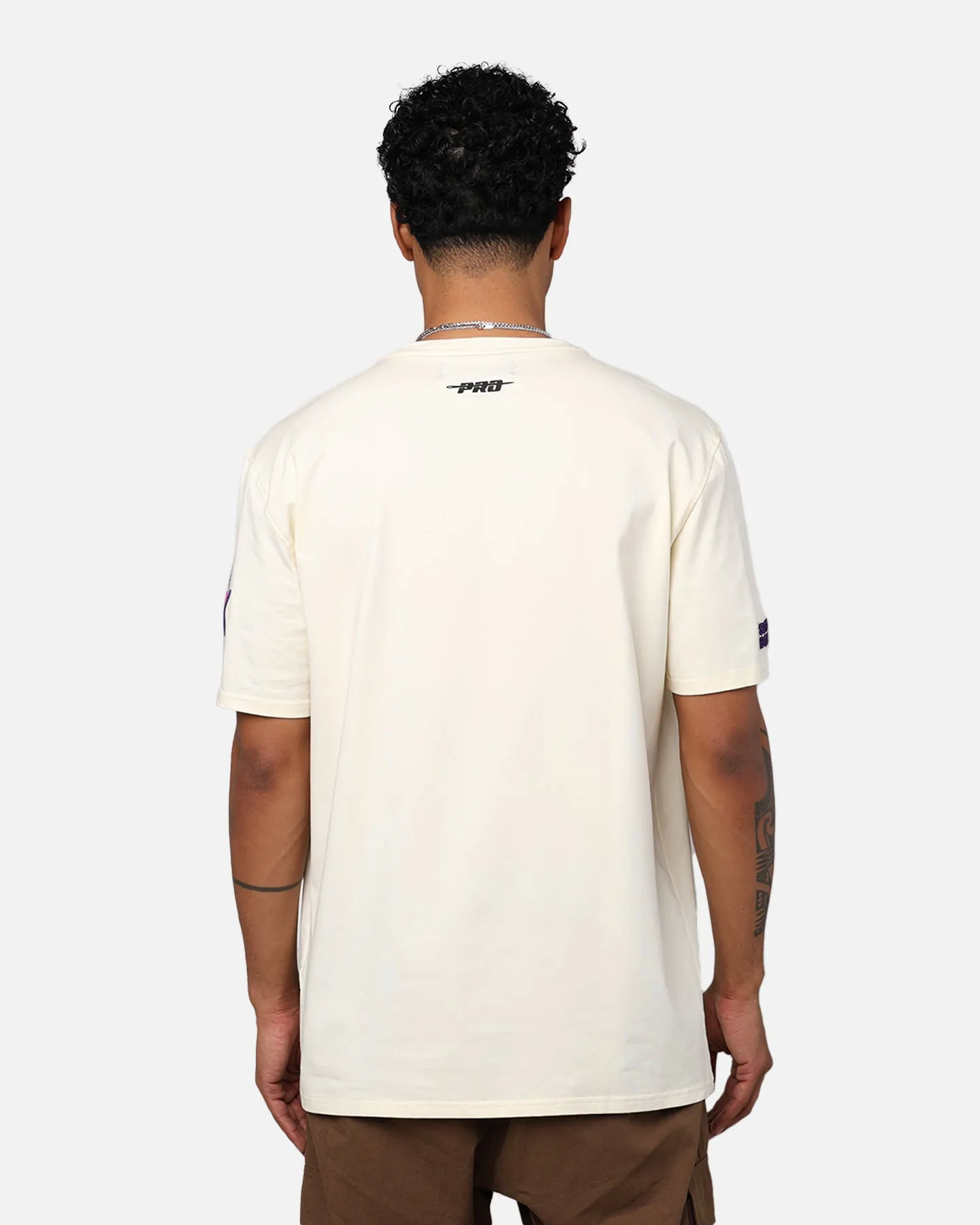Daily Outfit Style Pro Standard NFL Las Vegas Super Bowl LVIII Box Logo T-Shirt Eggshell