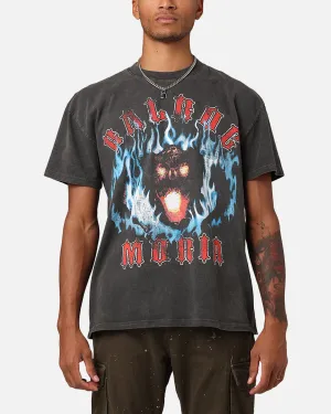American Thrift X Lord Of The Rings The Balrog Heavyweight T-Shirt Black Wash Everyday apparel Fur combination