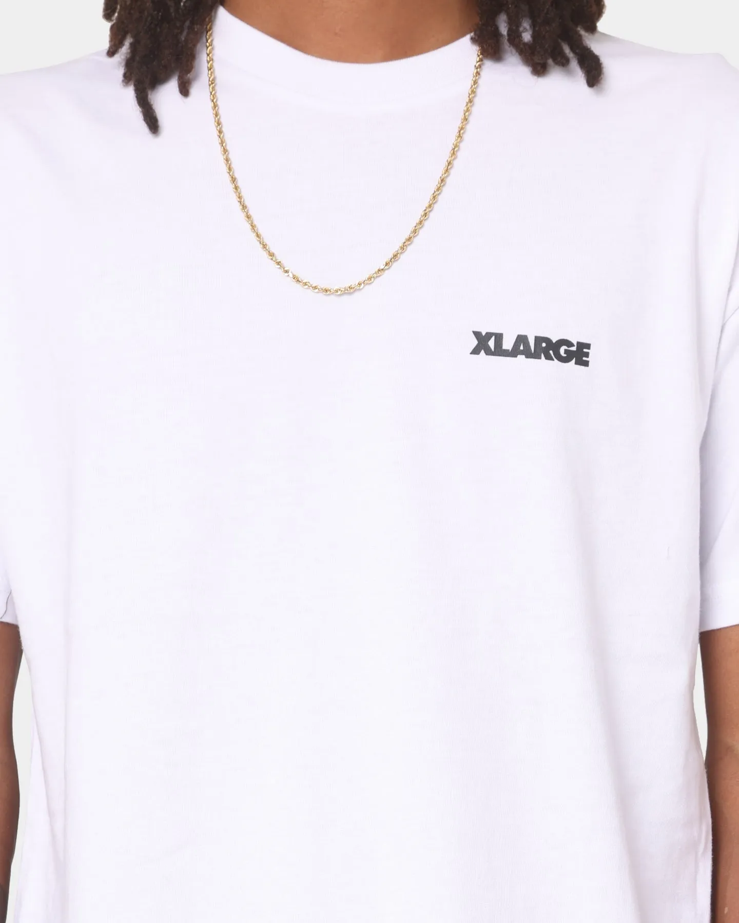 XLARGE 91 Text T-Shirt White Sleeveless freedom