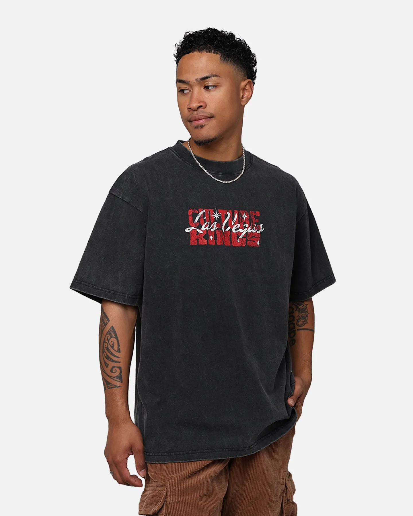 Culture Kings Entertainment T-Shirt Washed Black All-day Comfort