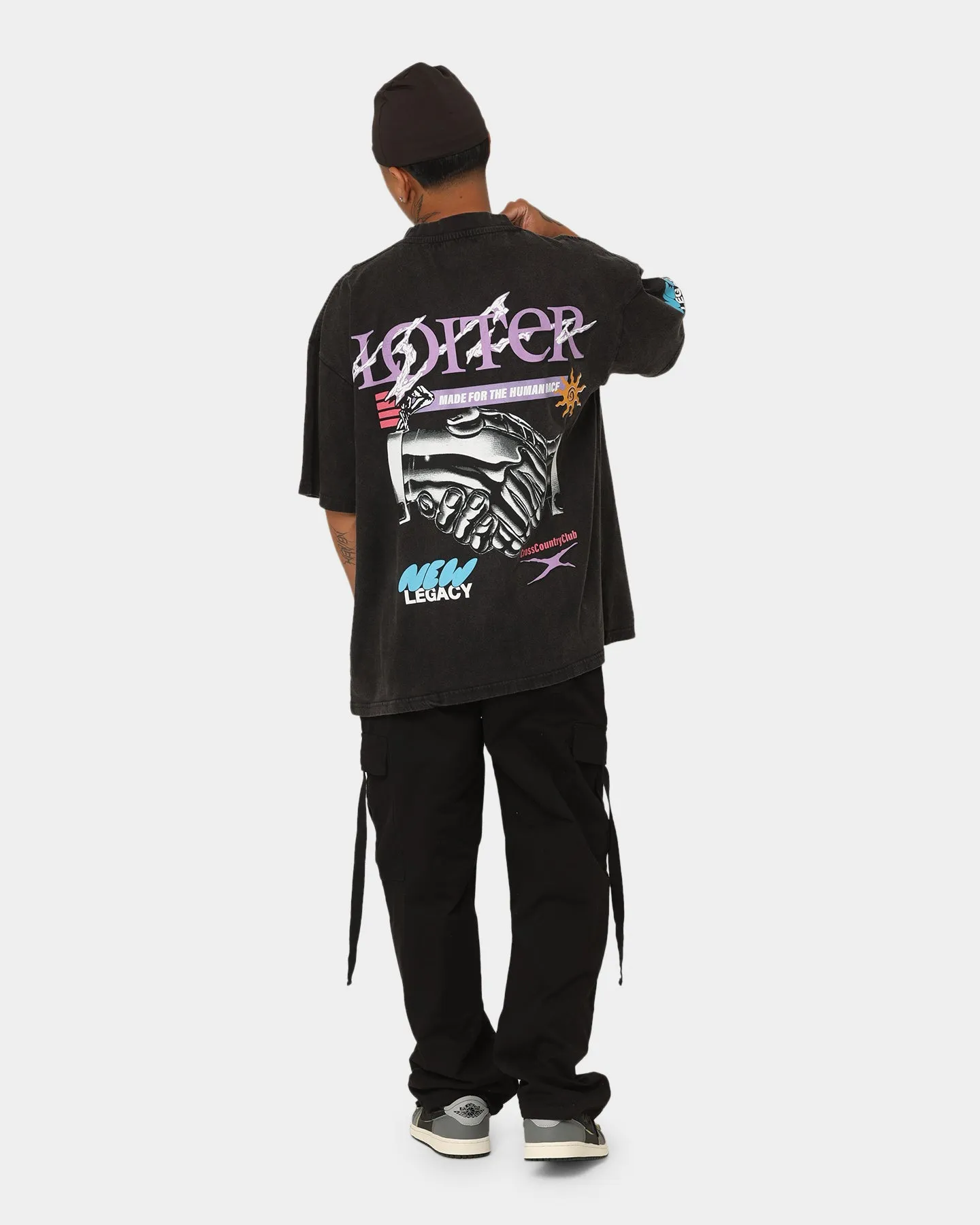 Chic Comfort Style Loiter New Legacy Vintage T-Shirt Vintage Black