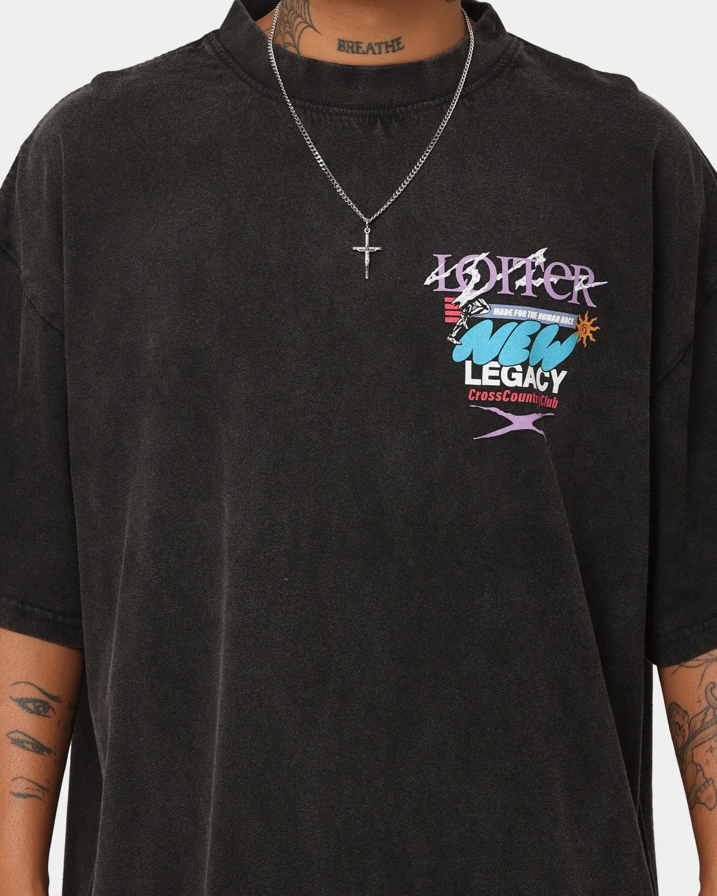 Loiter New Legacy Vintage T-Shirt Vintage Black Layering Options