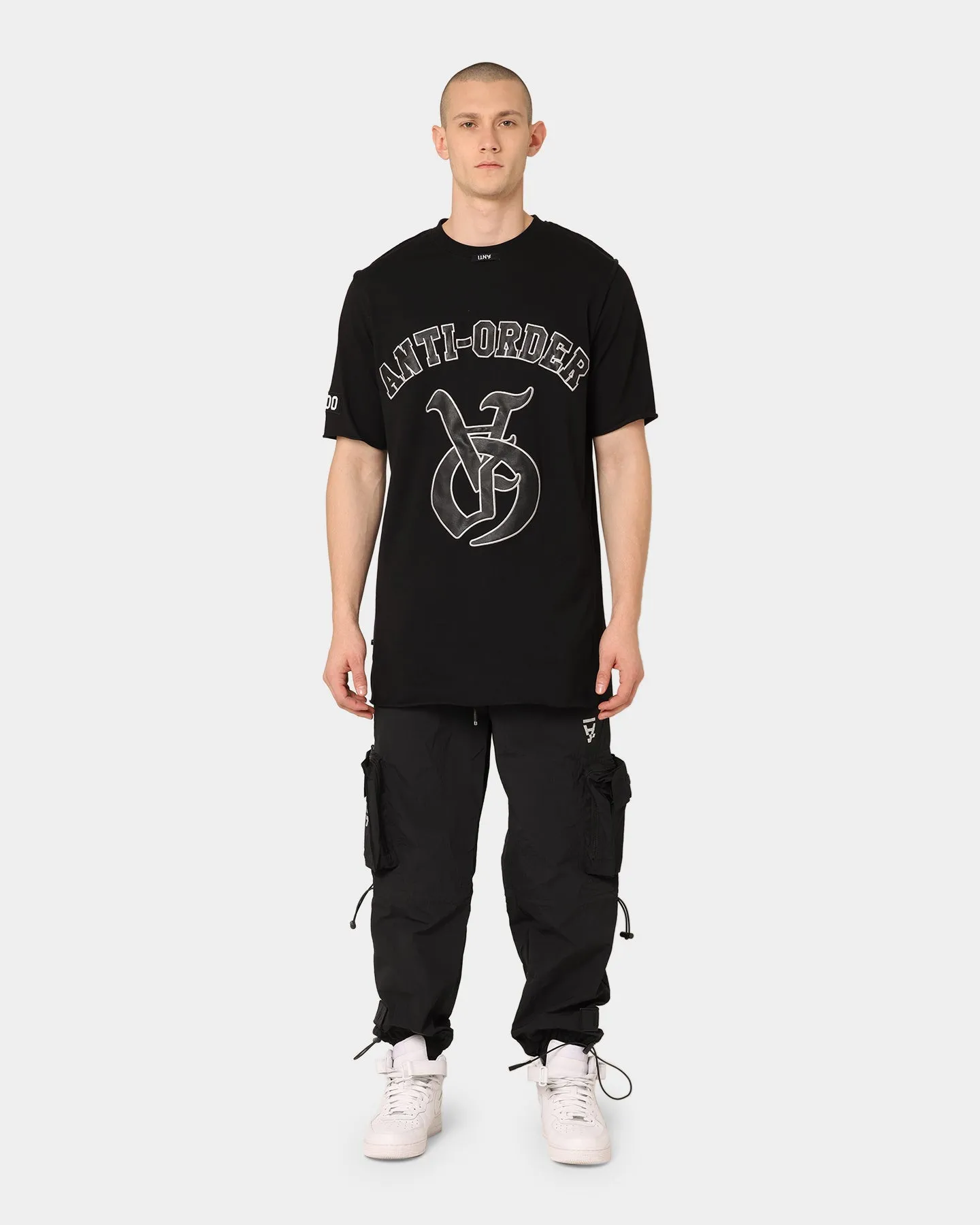 The Anti Order Antidote Symmetry T-Shirt Black QuickDryTechnology Drop Shoulder Cut