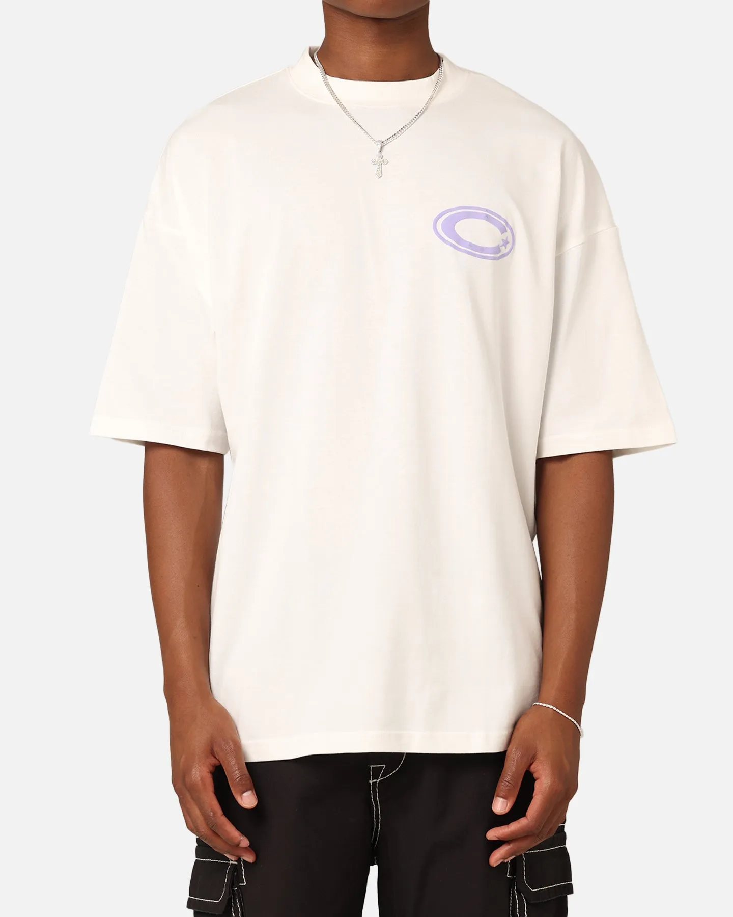 Chic Fit Simple Fit Carre C-Star T-Shirt Off White
