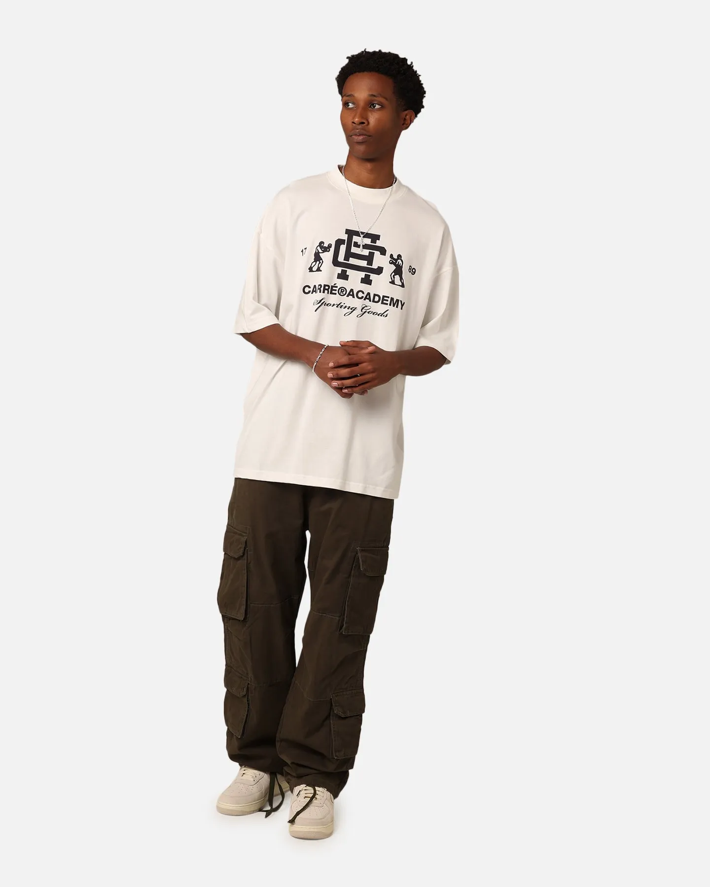 Light and Cozy Carre Savate Club T-Shirt Off White