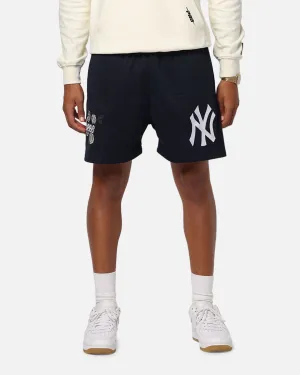 Laser Cut Perforations Sandals Pro Standard New York Yankees Roses Mesh Shorts Navy