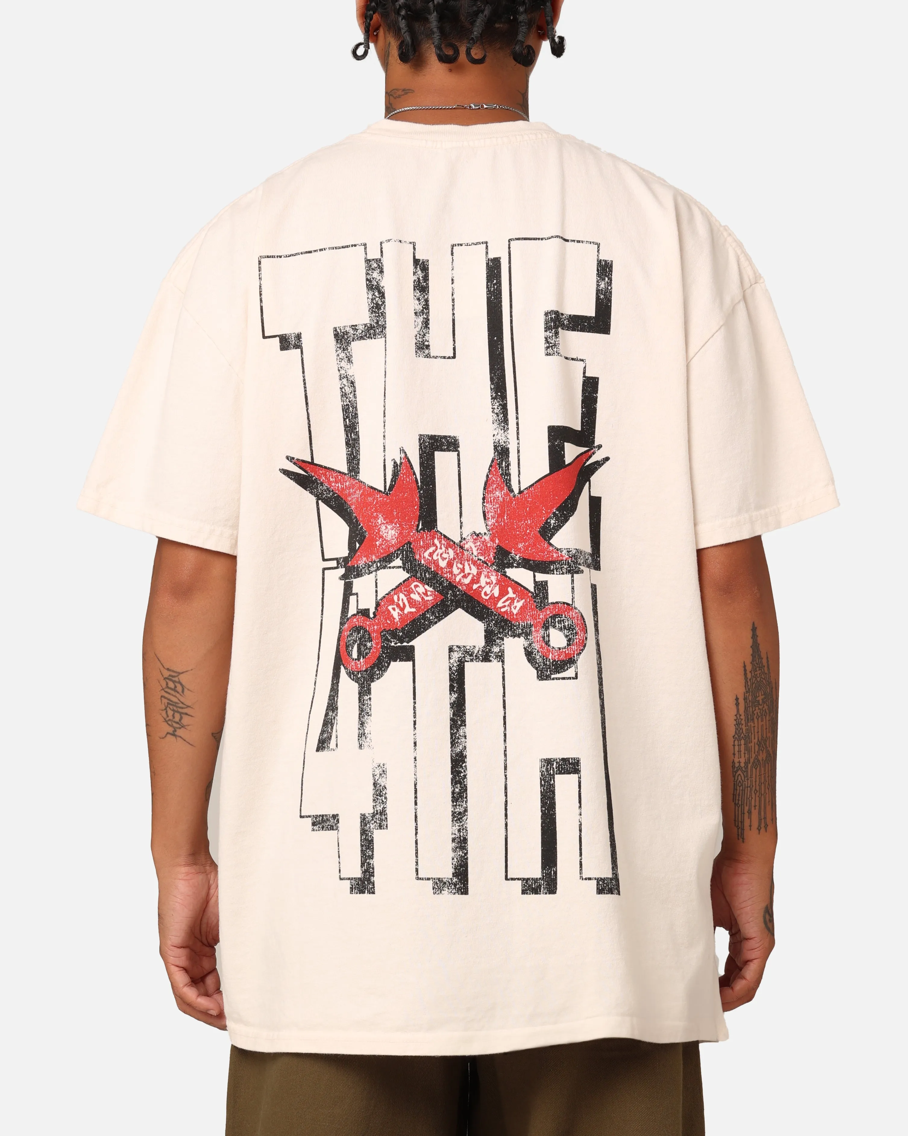 Tagless Neckline Seasonal Comfort Goat Crew X Naruto Minato Namikaze Heavyweight T-Shirt Off White