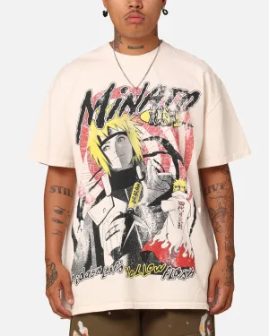 Goat Crew X Naruto Minato Namikaze Heavyweight T-Shirt Off White Bold Style