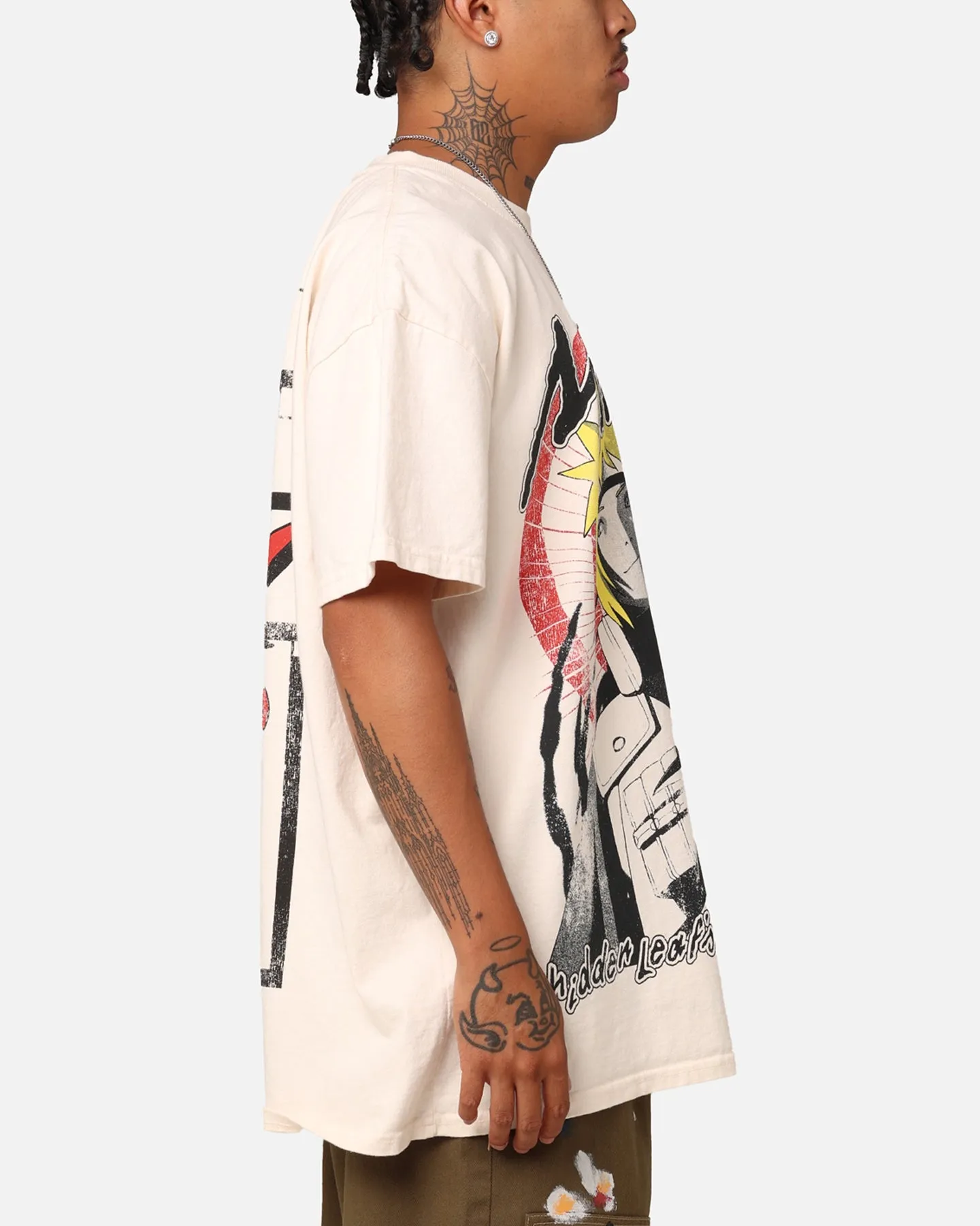 Goat Crew X Naruto Minato Namikaze Heavyweight T-Shirt Off White Biodegradable Textile Simple and Light