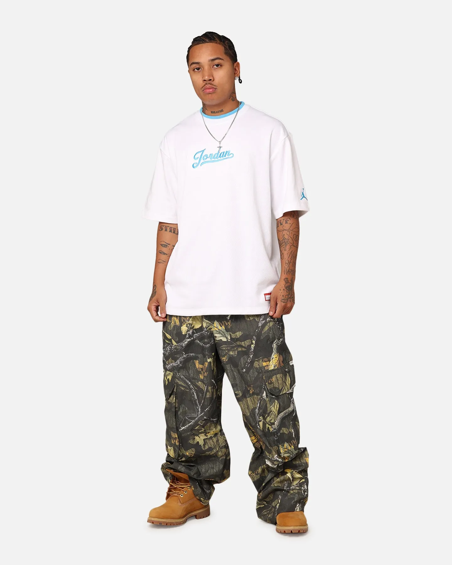 Jordan Flight MVP T-Shirt White/Dark Powder Stylish Comfort Ultimate Comfort