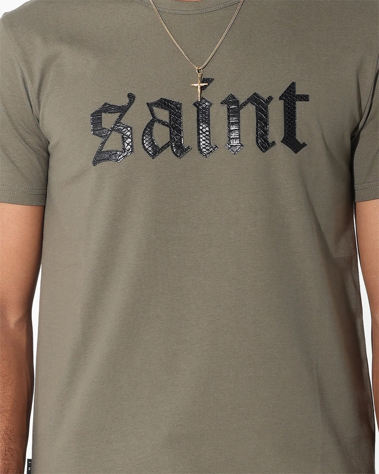Travel Style Trend Saint Morta Cambronne Snake El Duplo T-Shirt Khaki Green